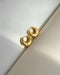 shop trendy thick hinged hoop earrings in gold