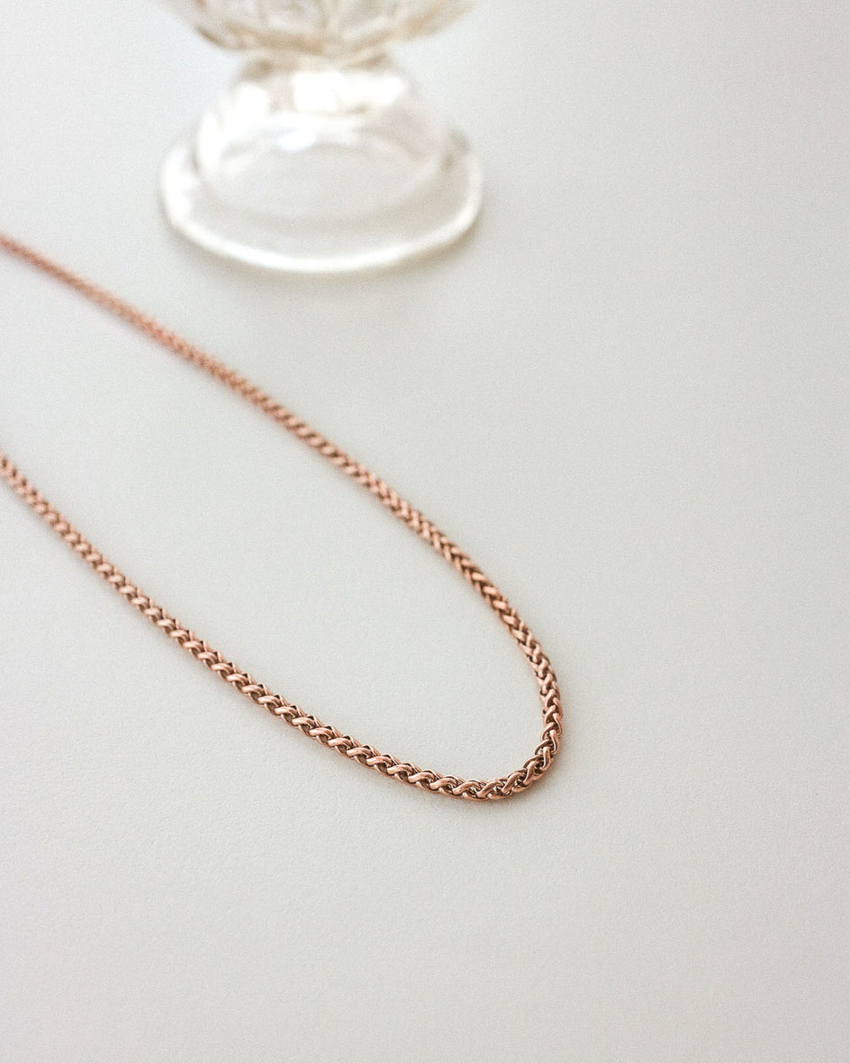 Rose gold chain designs shop