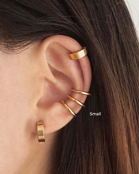 Fake your conch piercing with these Retractable ear cuffs - The Hexad Jewelry
