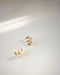 Gold plated baby trio hoop earrings | The Hexad Jewellery