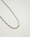 Silver plated chain link necklace - Ellipses chain by @thehexad