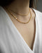 Vintage choker chain necklace in gold @thehexad