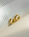 basic tube style hoop earrings crafted in 18k gold for week day and weekend wear