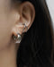 be inspired by the hexad's hoop earrings and ear cuffs with free flowing curves and organic shapes