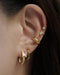 build your dream ear stack with the hexad signature everyday hoop earings and no piercing required ear cuffs