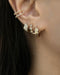 chic hoop earrings to style your second and third ear piercing