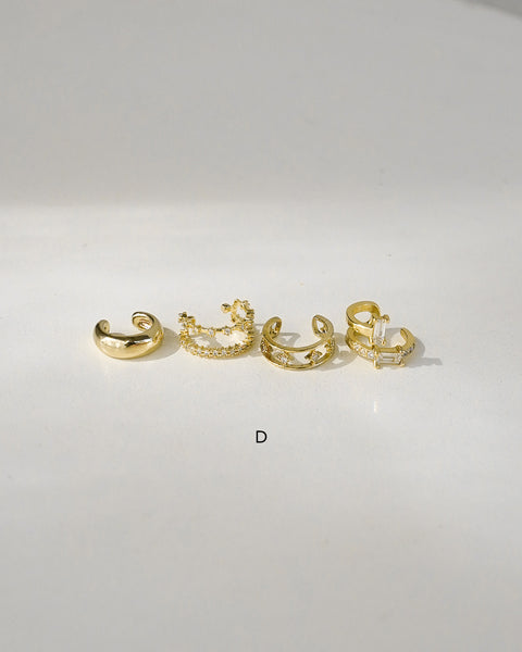 [Sample Sale] Ear Cuffs Set of 4