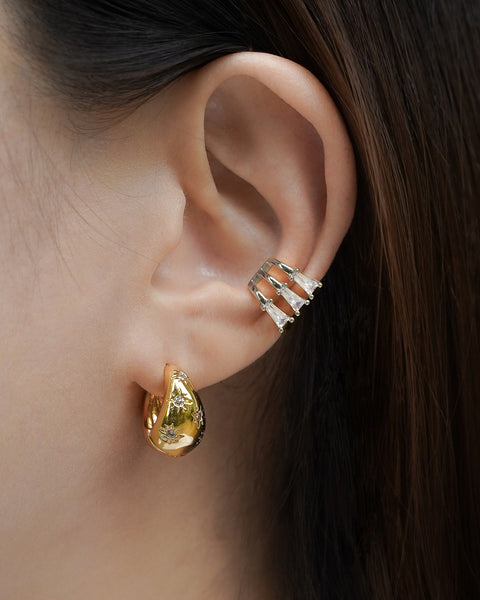 statement no-piercing ear cuff jewelry | the hexad