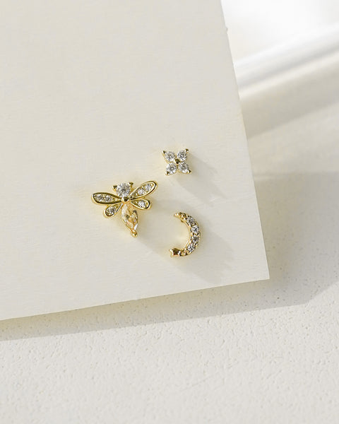 [Sample Sale] Ear Studs Set of 3