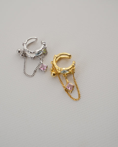the hexad's gypsy ear cuffs are available in both gold and silver for your stacking pleasure