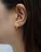 these beautiful dahlia hoop earrings are your new everyday jewellery staple for summer