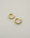 upgrade your corporate look with a classic yet stylish pair of twisted rope hoops embellished with a chain of petite diamonds