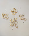 [Sample Sale] Set of 4 Gold Ear Cuffs