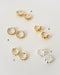 [Sample Sale] Croissant Textured Hoop Earrings