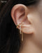 ANAIS Ear Cuff - 3 layer chain earrings | no piercings required