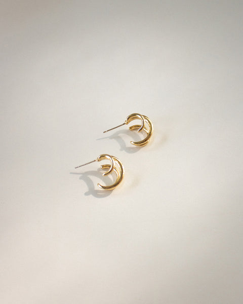 Baby Trio Hoop Earrings by The Hexad