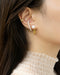 Classic Cross Studs with pearl earrings @thehexad