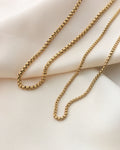 Classic box chain necklace by The Hexad