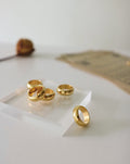 Classic chunky gold bands - Rings by THEHEXAD