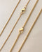 Classic thin gold chains with lobster clasp - The Hexad Jewelry