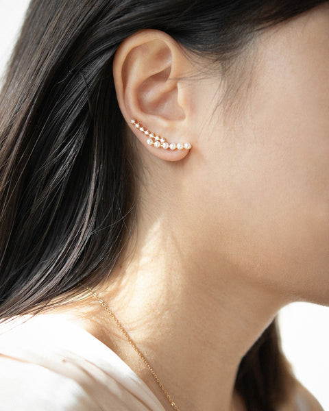 Climber style ear cuffs that require no piercings at all - Gala earrings by The Hexad