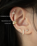 Constellation Ear Cuff stack @thehexad