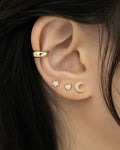 whimsical micro stud earrings multi-pack of six or nine