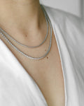 Create the perfect necklace stack with TheHexad's Box Cut Chains in 18" and 20"
