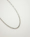 Cuba chain necklace in silver by The Hexad Jewelry