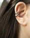 Double layer ear stack cult ear cuffs in silver by @thehexad