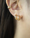 Double layer hoop earrings for multiple ear piercings @Thehexad