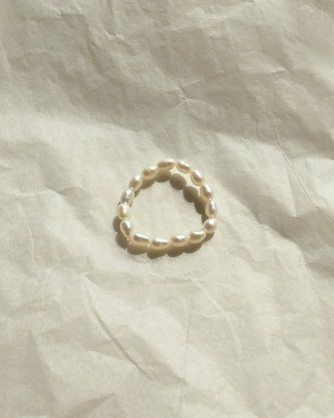 ETHEREAL Pearl Ring by THE HEXAD