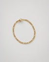 Ellipses chain bracelet in gold by The Hexad Jewelry