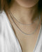 Essential dainty, silver chain necklaces for daily wear @thehexad