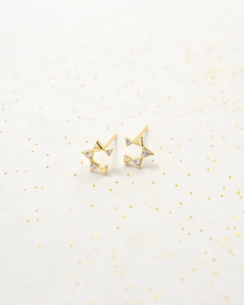 Festival ear studs by thehexad jewelry