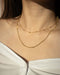 Get stacking with the Whimsical and Basic chain in gold - The Hexad Jewelry