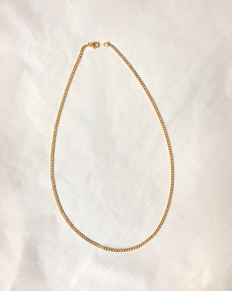 Gold-plated hardware chain in 20 inch length - The Hexad