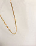 Gold curb chain - Cuba Necklace by The Hexad