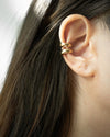 How to wear two ear cuffs on one ear @thehexad