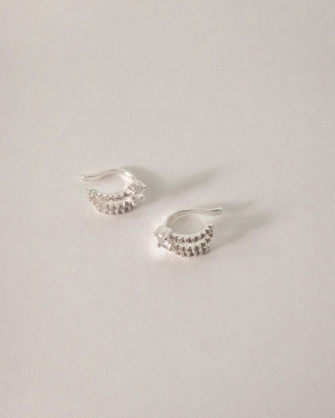 DYNASTY Ear Cuffs in Silver