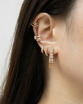 Kira Huggies, Dynasty Ear Cuffs and Gatsby Earrings by TheHexad
