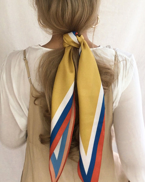 Kite Scarf Bandana in Havana Yellow - The Hexad