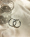 Kyo Hoops in Silver - 38mm in diameter - TheHexad Earrings