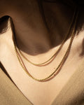 Layer these box beaded chain necklaces in varying lengths for a stacked effect - The Hexad