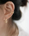 No piercings required - the Emi beaded ear cuffs are specially designed for pierceless ears by @thehexad