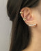 No piercing needed - dream ear stack with Cocoon Ear Cuffs @thehexad