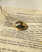 Pebble shape necklace in gold - The Hexad Jewelry