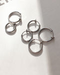Retractable hoops in 3 sizes - perfect for creating a layered hoop stack for non-pieced ears - The Hexad