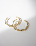 Revel chain link hoop earrings @Thehexad