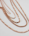 WOVEN Chain in Rose Gold